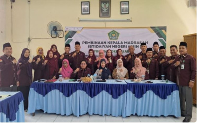 MIN 9 Jakarta Selatan Jadi Tuan Rumah Rapat Dinas dan Pembinaan Kabid Penmad DKI Jakarta